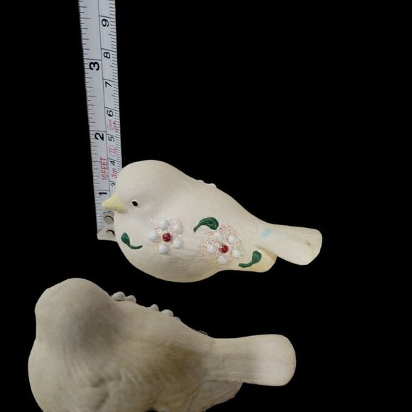 Vintage Pair of Porcelain Bird Figurines - Picture 8 of 12